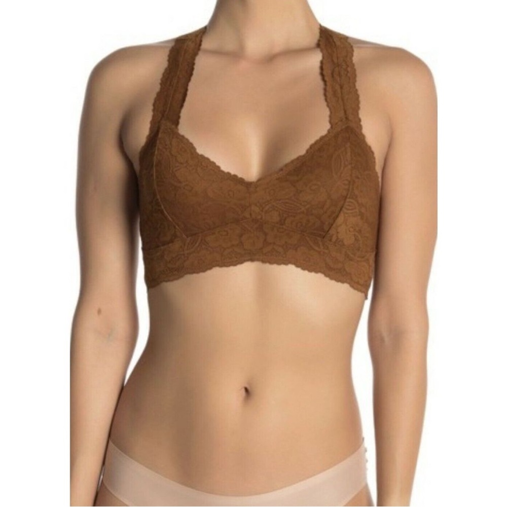 Free People Women's Intimates Bralette Galloon Lace Racerback M